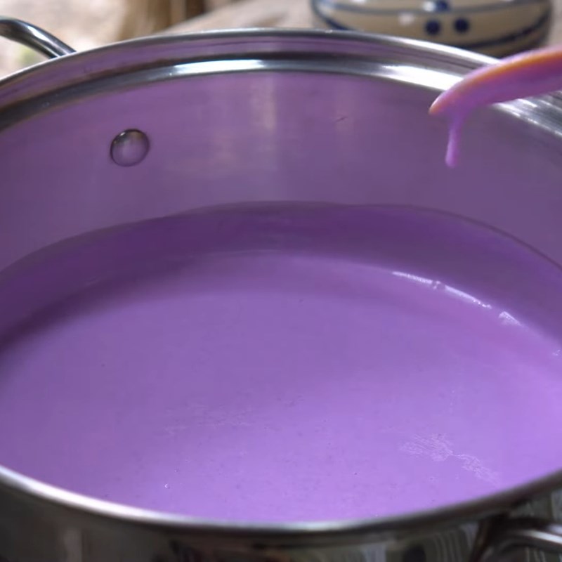 Bước 2 Chuẩn bị sốt khoai môn Rau câu khoai môn
