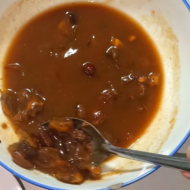 Bước 2 Chuẩn bị sốt me chua ngọt Cua đồng rang me