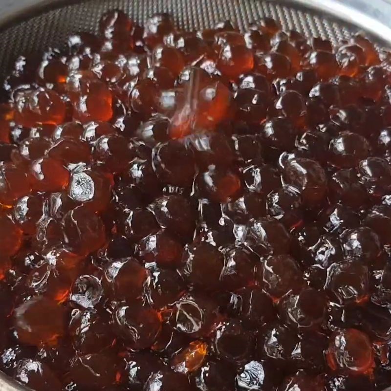 Bước 4 Chuẩn bị trân châu đường đen Sữa chua trân châu đường đen