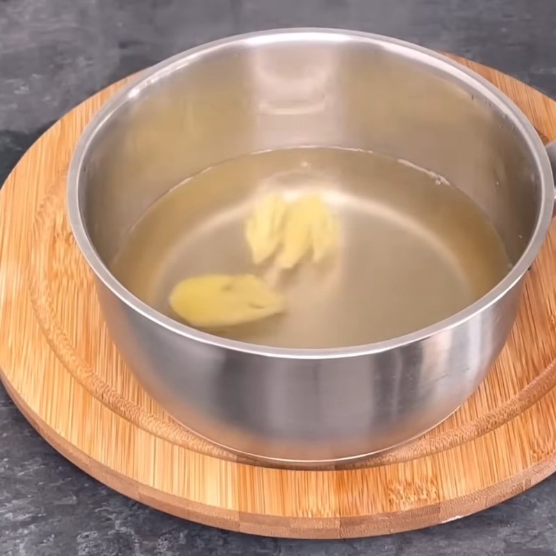 Bước 2 Đun sôi chiết xuất gừng Cà phê gừng giảm cân