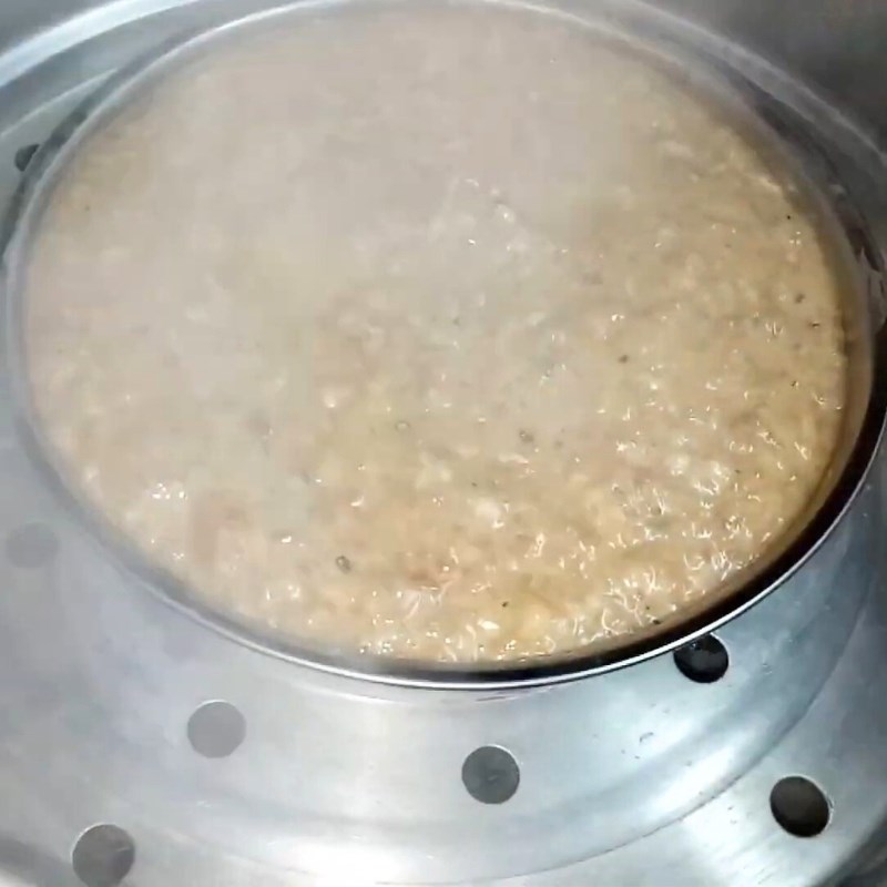 Bước 4 Hấp mắm chưng lần 1 Mắm chưng miền Tây