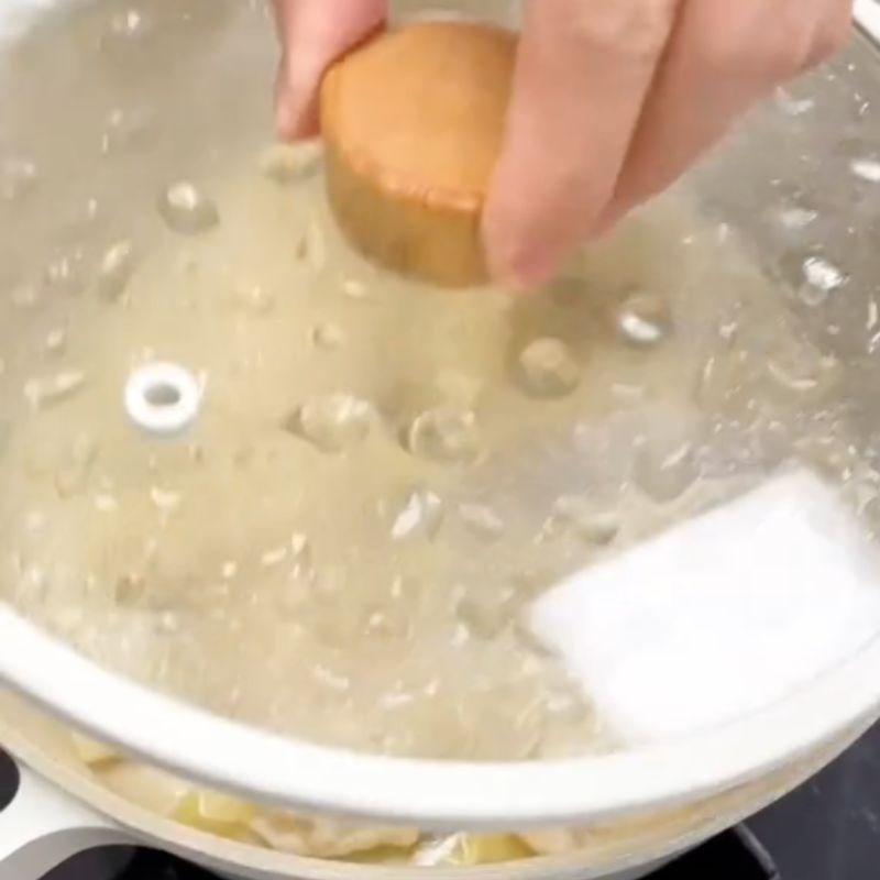 Bước 3 Hấp mandu Mandu hấp