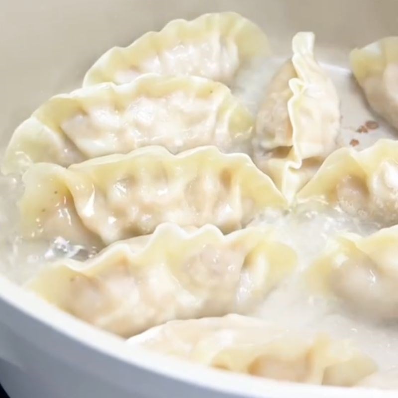 Bước 3 Hấp mandu Mandu hấp