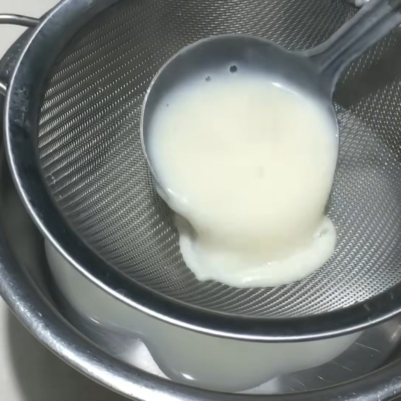 Bước 4 Hoàn thành và ủ tàu hũ Tàu hũ bằng sữa đậu nành