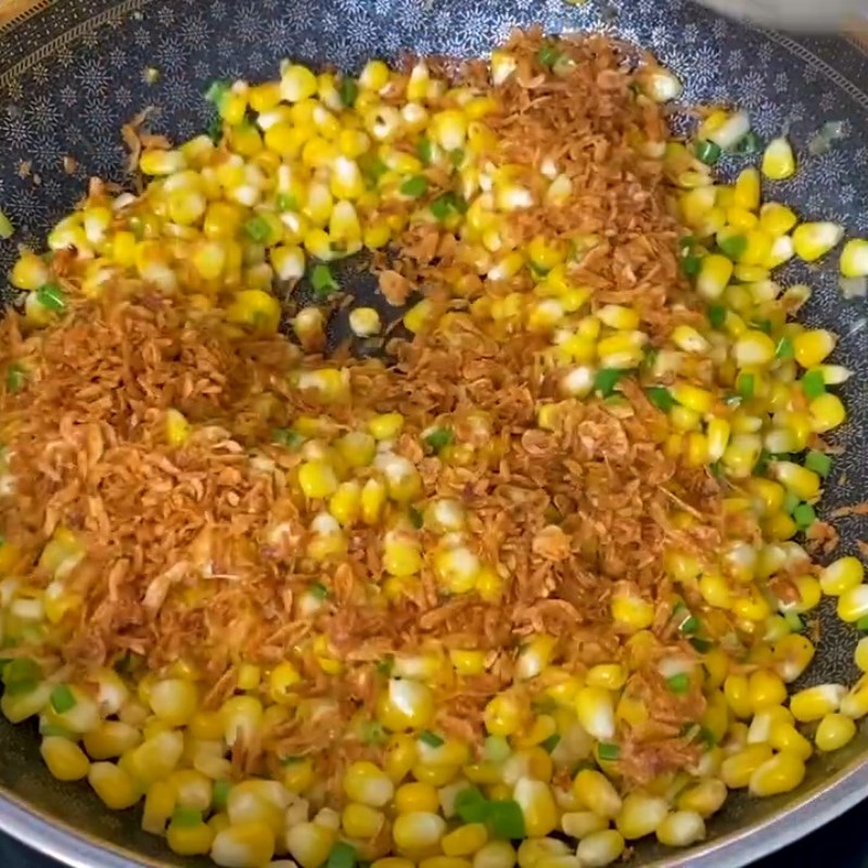 Bước 4 Hoàn thiện món bắp xào ruốc Bắp xào ruốc