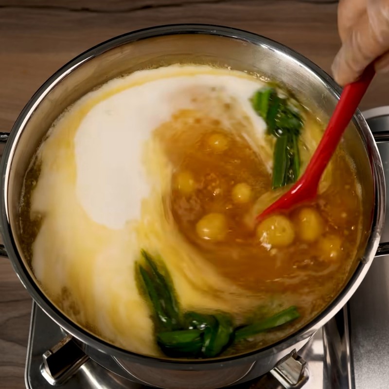 Bước 6 Hoàn thiện nồi chè Chè chuối viên
