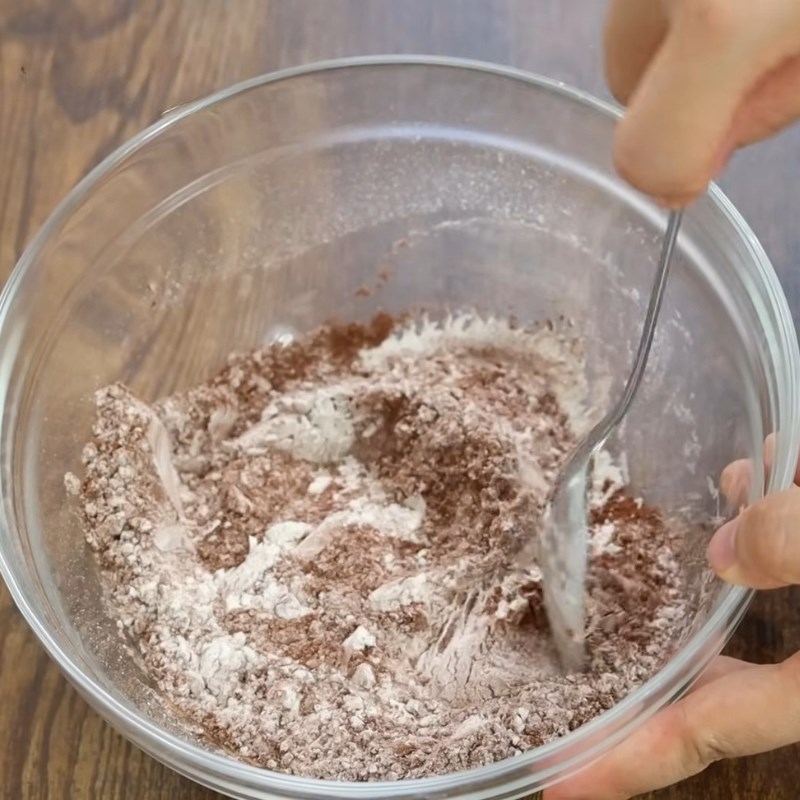 Bước 3 Làm phần vỏ bánh Bánh trung thu tiramisu
