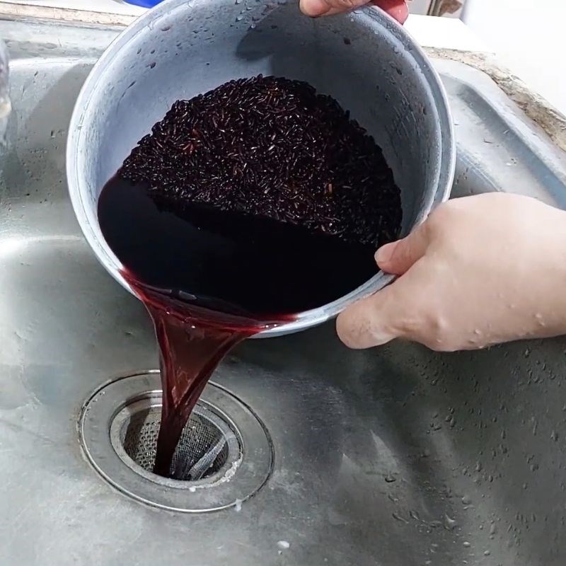 Bước 1 Nấu cơm gạo lứt Sữa chua gạo lứt