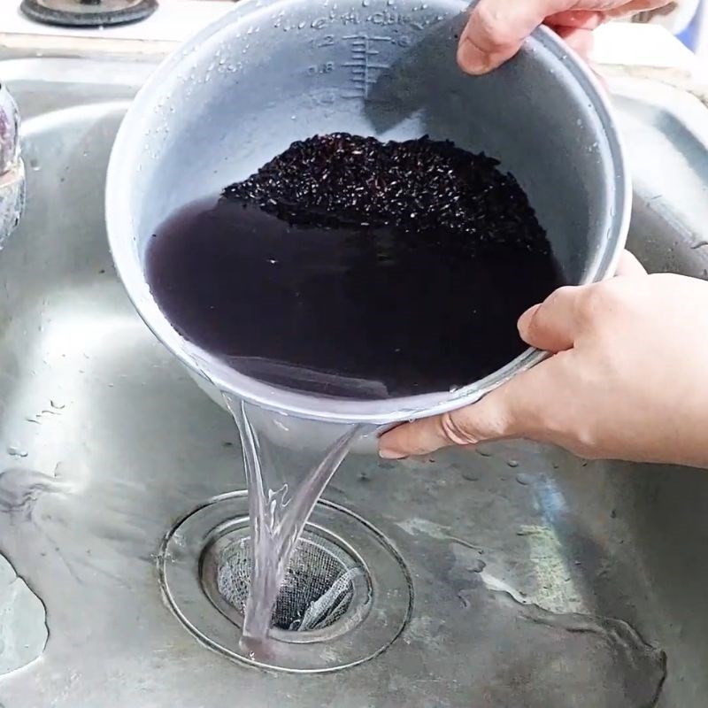 Bước 1 Nấu cơm gạo lứt Sữa chua gạo lứt