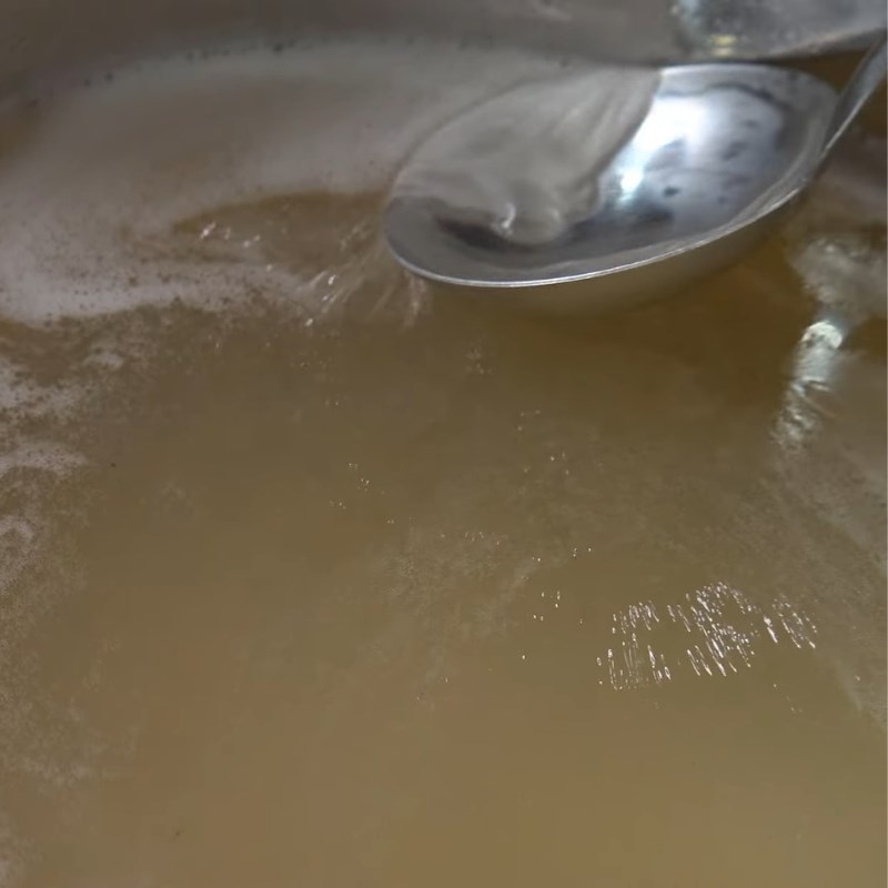 Bước 3 Nấu rau câu Rau câu khoai môn