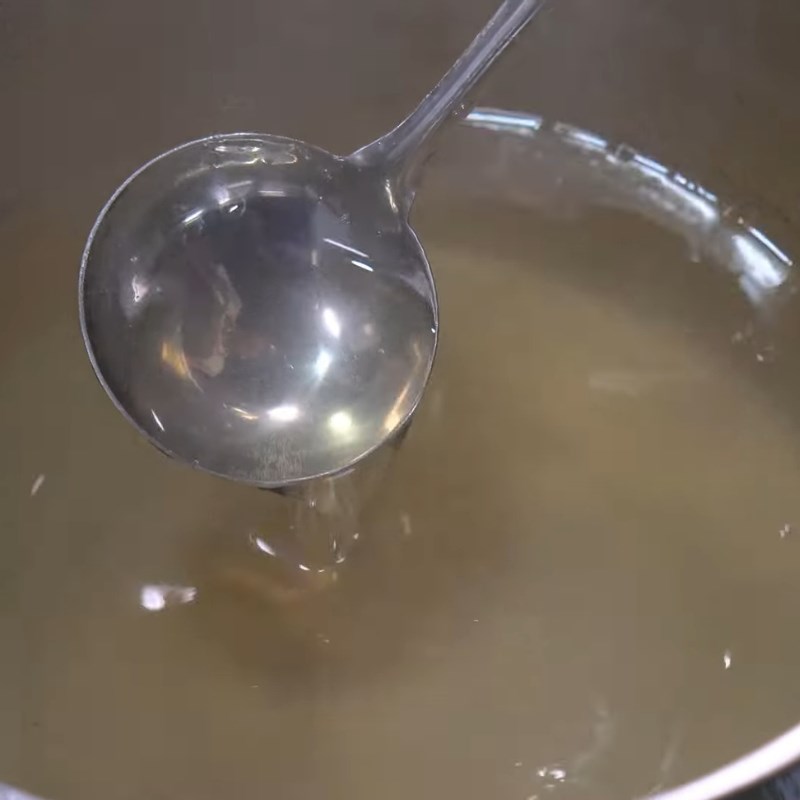 Bước 3 Nấu rau câu Rau câu khoai môn
