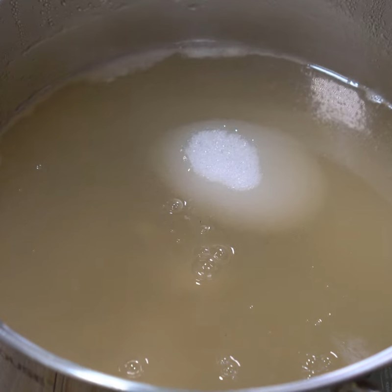 Bước 3 Nấu rau câu Rau câu khoai môn