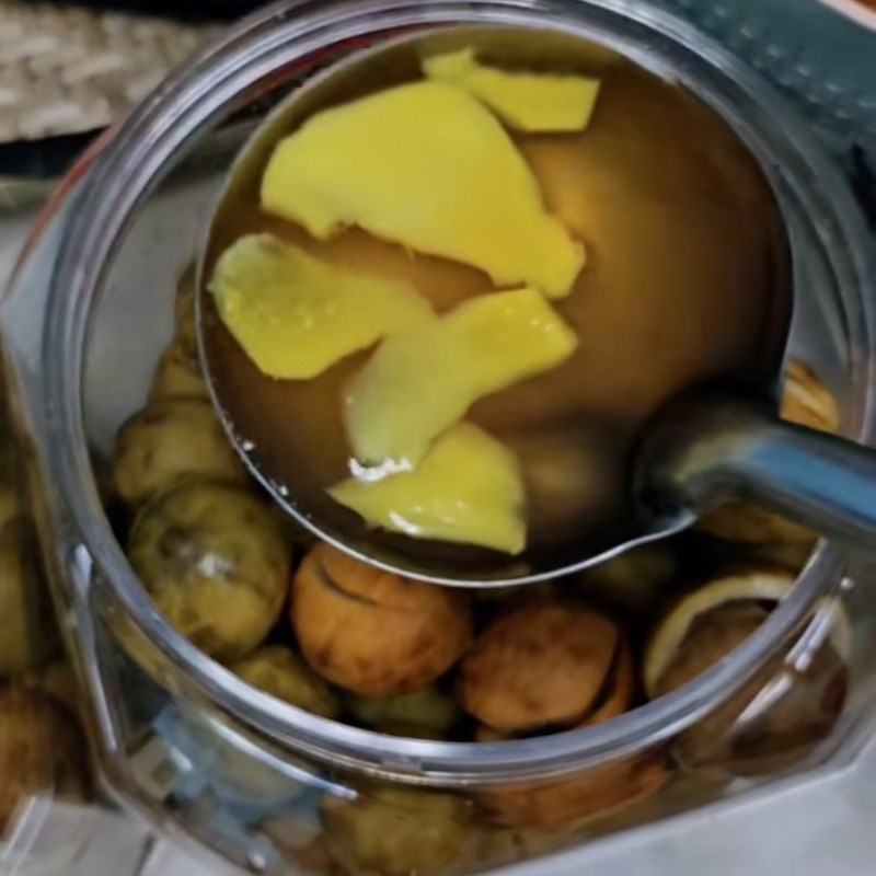 Bước 3 Ngâm sấu Sấu chín ngâm đường