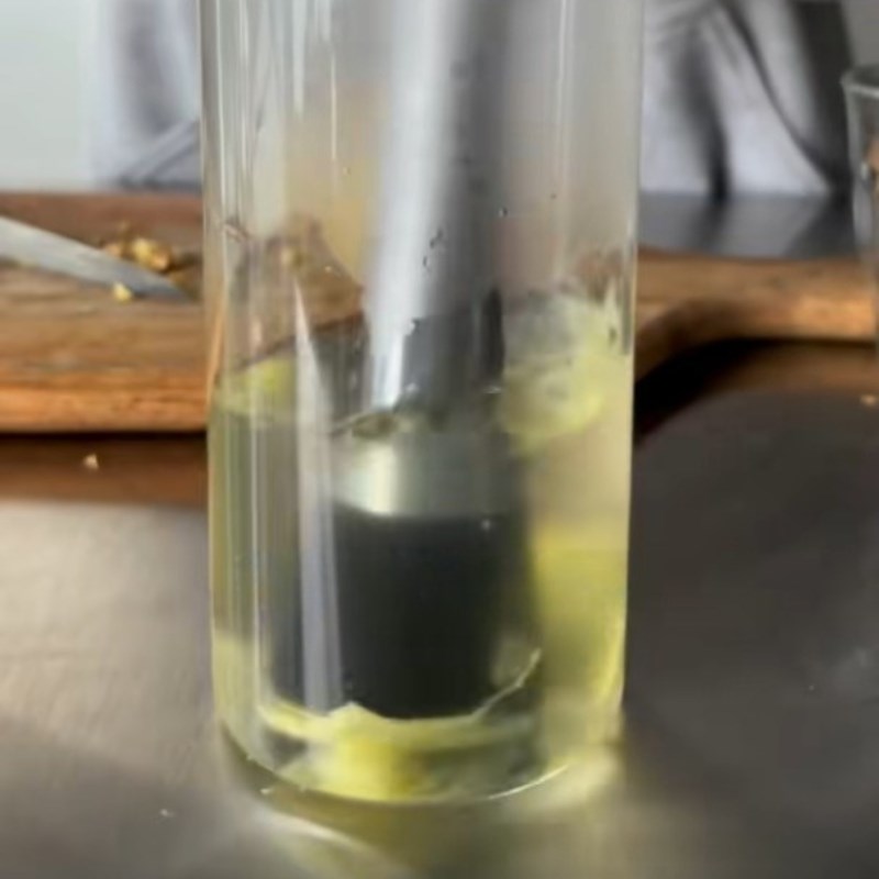 Bước 1 Pha nước gừng Cà phê gừng