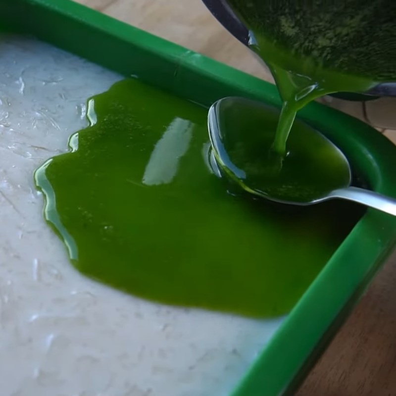 Bước 3 Pha rau câu Rau câu sợi giòn
