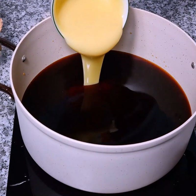 Bước 4 Pha trà sữa khoai môn thơm béo Trà sữa khoai môn tươi