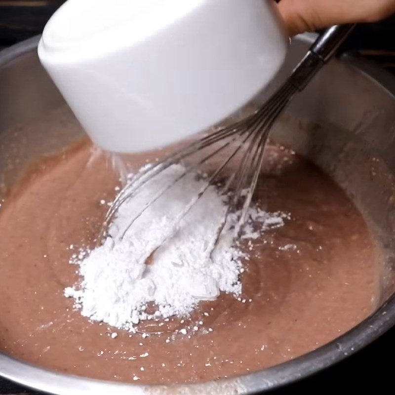 Bước 2 Sên nhân đậu đỏ Bánh trung thu nhân đậu đỏ