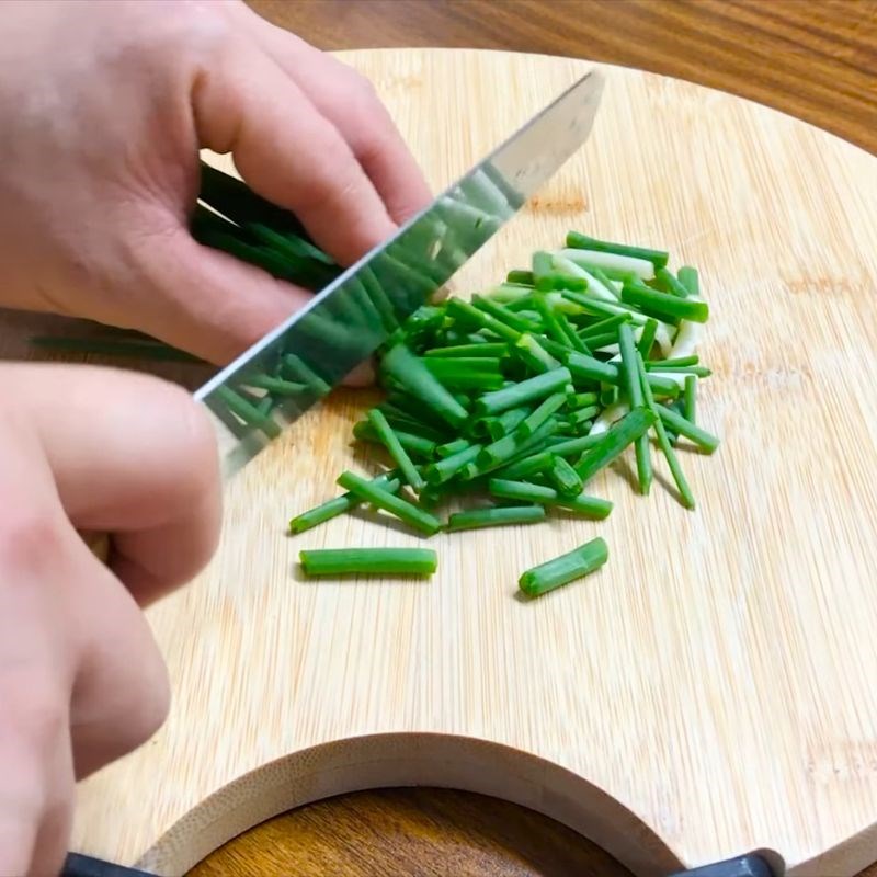 Bước 1 Sơ chế bí đao và các nguyên liệu Bí đao luộc