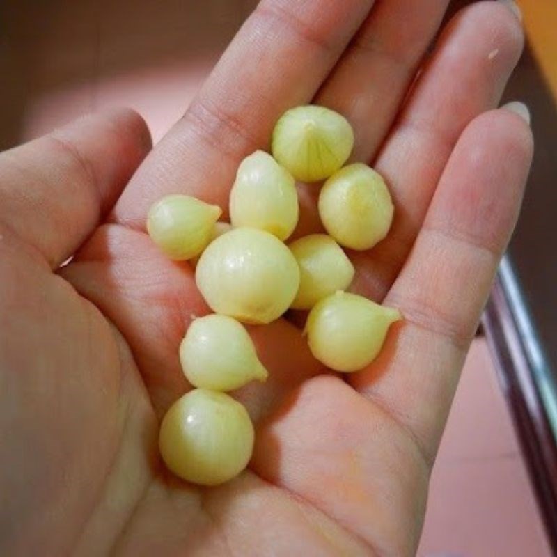 Bước 2 Sơ chế củ nén và lá nén Cháo bột vịt