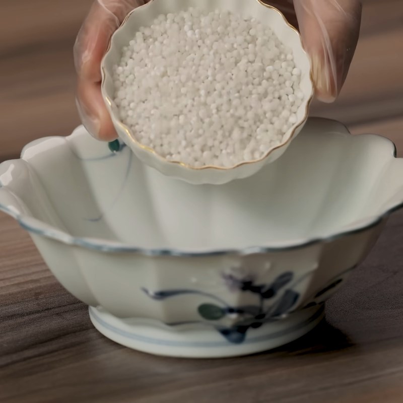 Bước 1 Sơ chế nguyên liệu Chè chuối viên