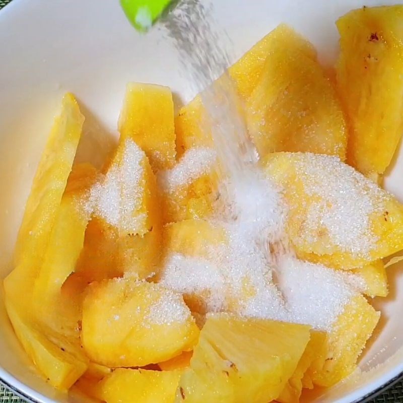 Bước 1 Sơ chế nguyên liệu Canh chua bông súng