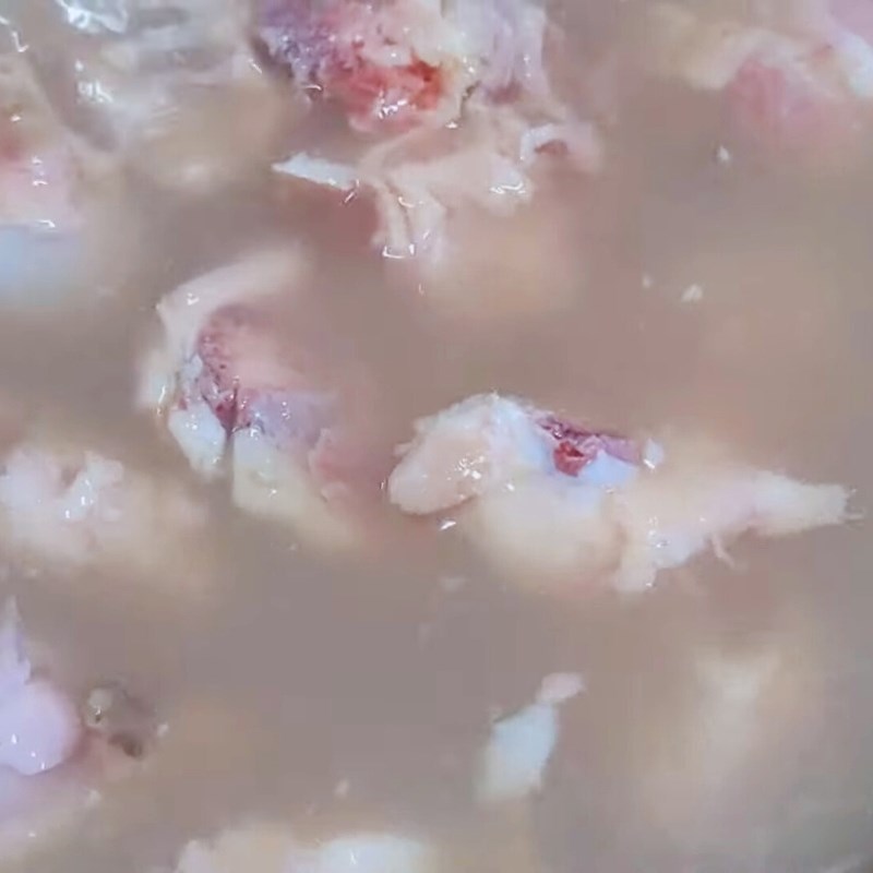 Bước 1 Sơ chế nguyên liệu Củ hủ dừa hầm xương