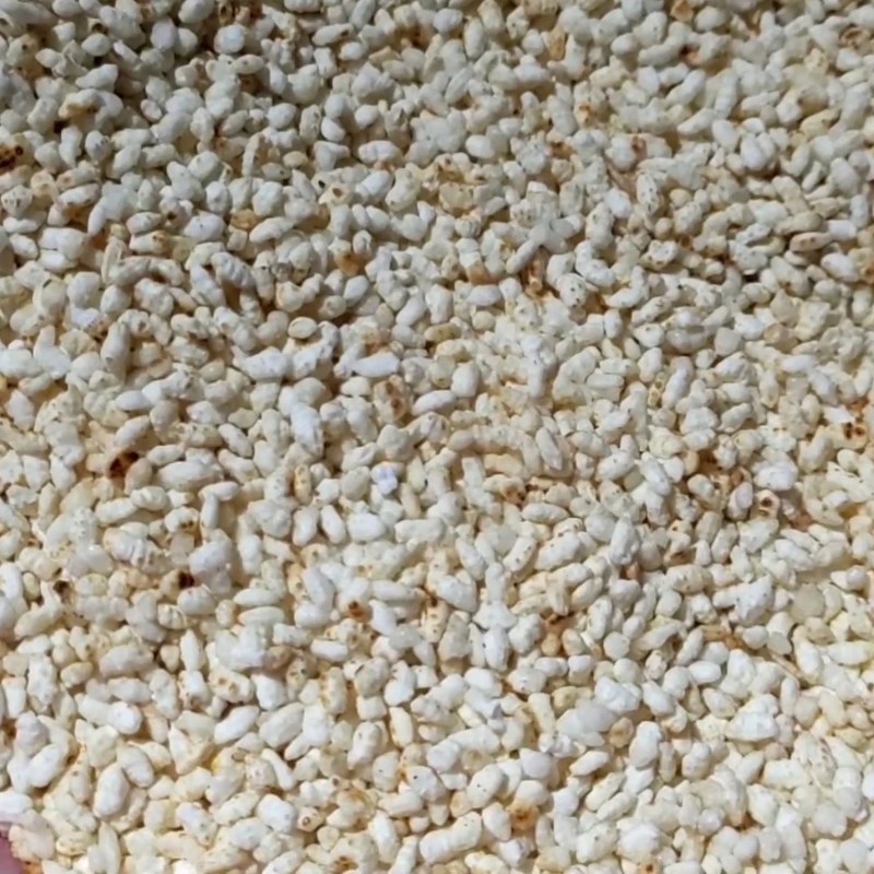 Bước 1 Sơ chế và rang gạo nếp Bánh khảo