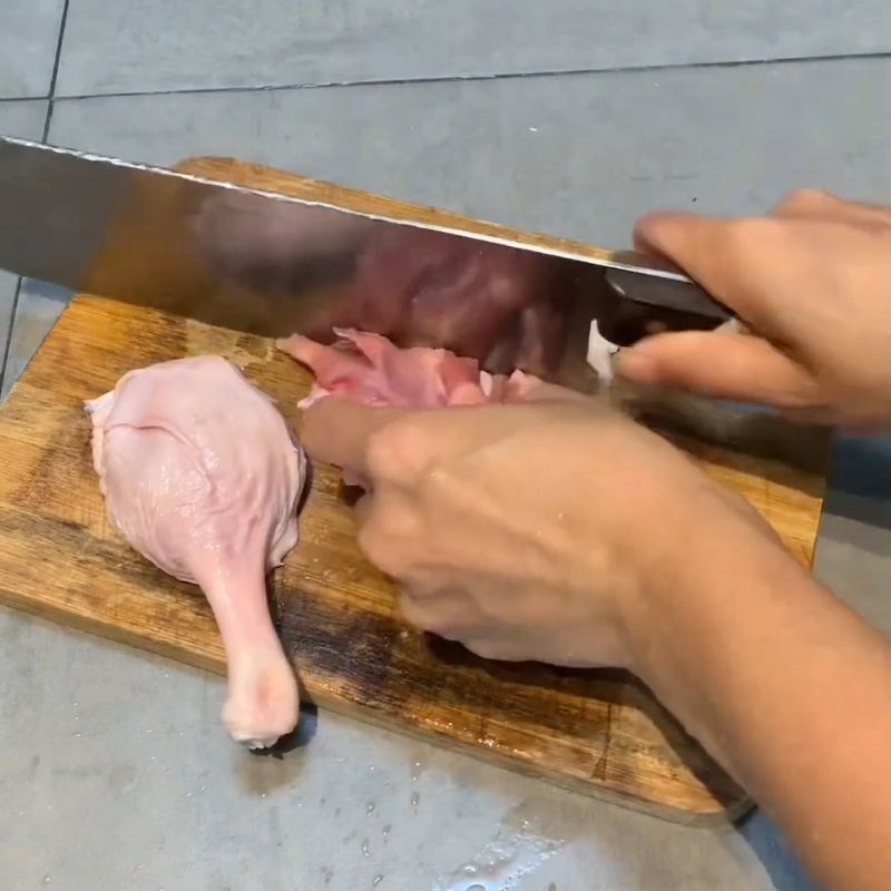 Bước 1 Sơ chế và ướp vịt Cháo bột vịt
