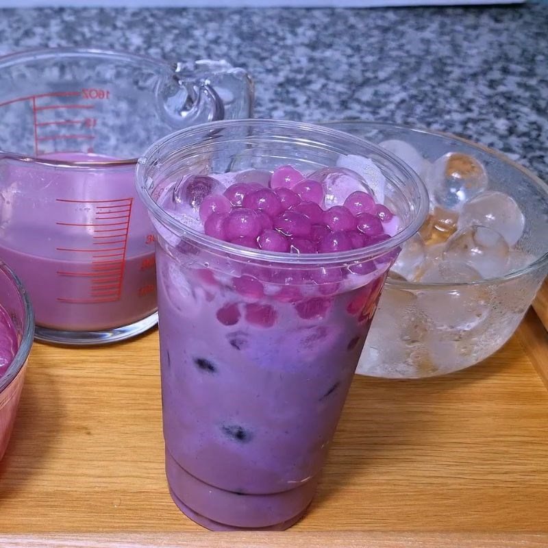 Bước 5 Thành phẩm Trà sữa khoai môn tươi