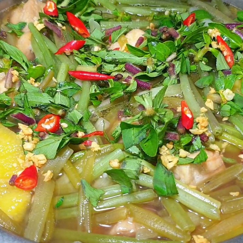 Bước 5 Thành phẩm Canh chua bông súng