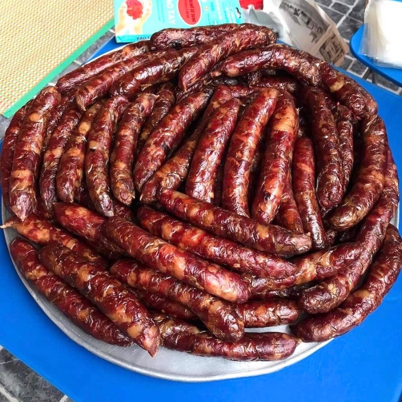 Bước 6 Thành phẩm Lạp xưởng hun khói Tây Bắc