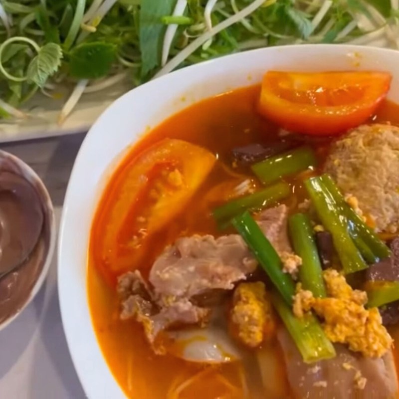 Bước 6 Thành phẩm Bún riêu giò heo