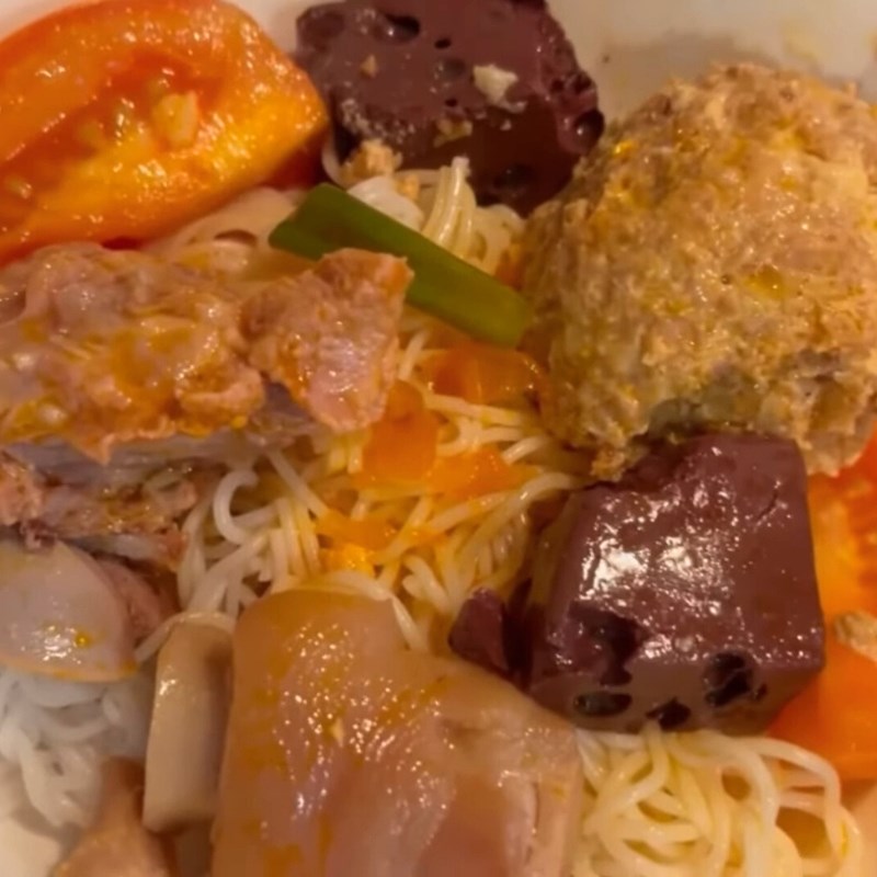 Bước 6 Thành phẩm Bún riêu giò heo