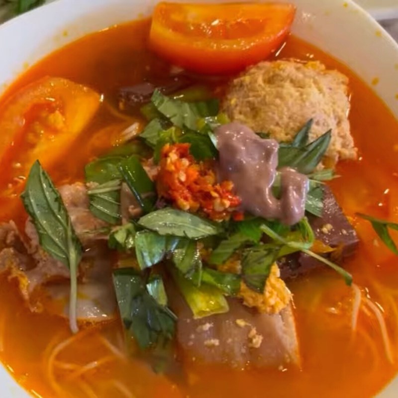 Bước 6 Thành phẩm Bún riêu giò heo