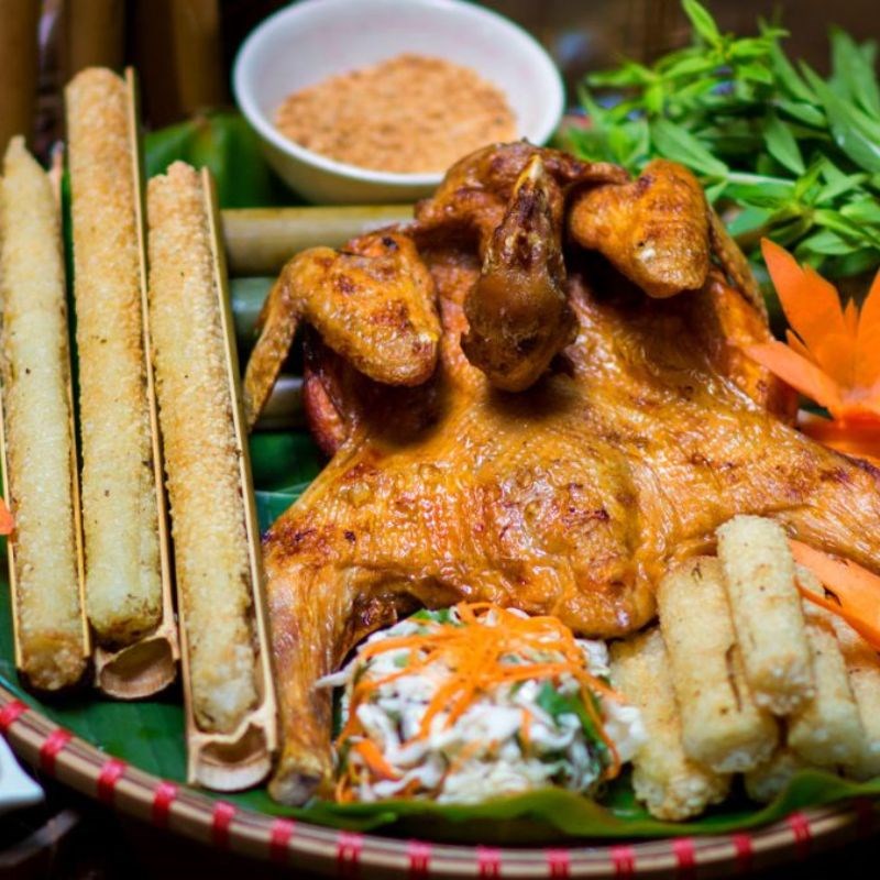 Bước 5 Thành phẩm Gà nướng cơm lam