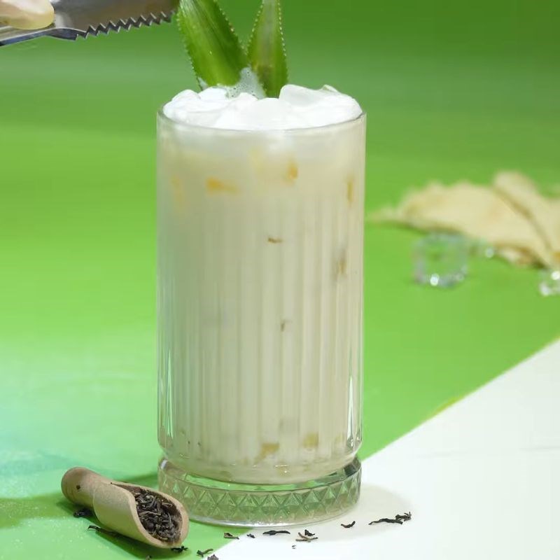 Bước 4 Thành phẩm Lục trà sữa
