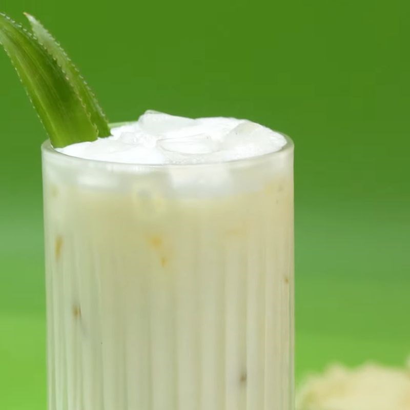 Bước 4 Thành phẩm Lục trà sữa