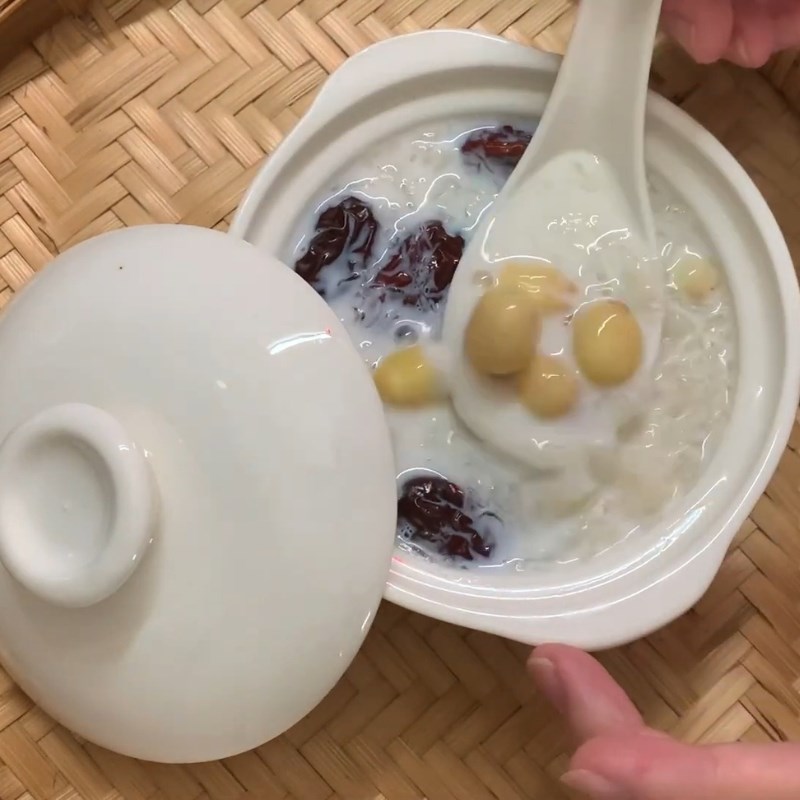 Bước 4 Thành phẩm Yến chưng sữa tươi