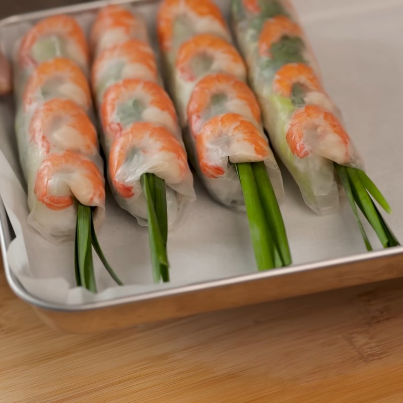 Bước 6 Thành phẩm Gỏi cuốn mắm nêm