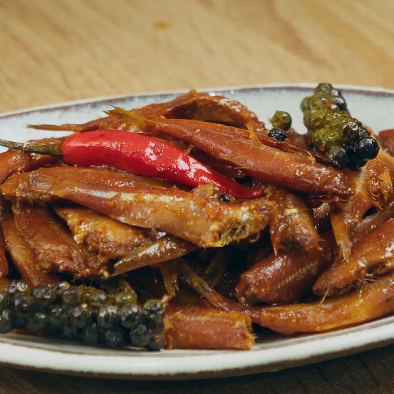 Bước 5 Thành phẩm Cá kho tiêu xanh