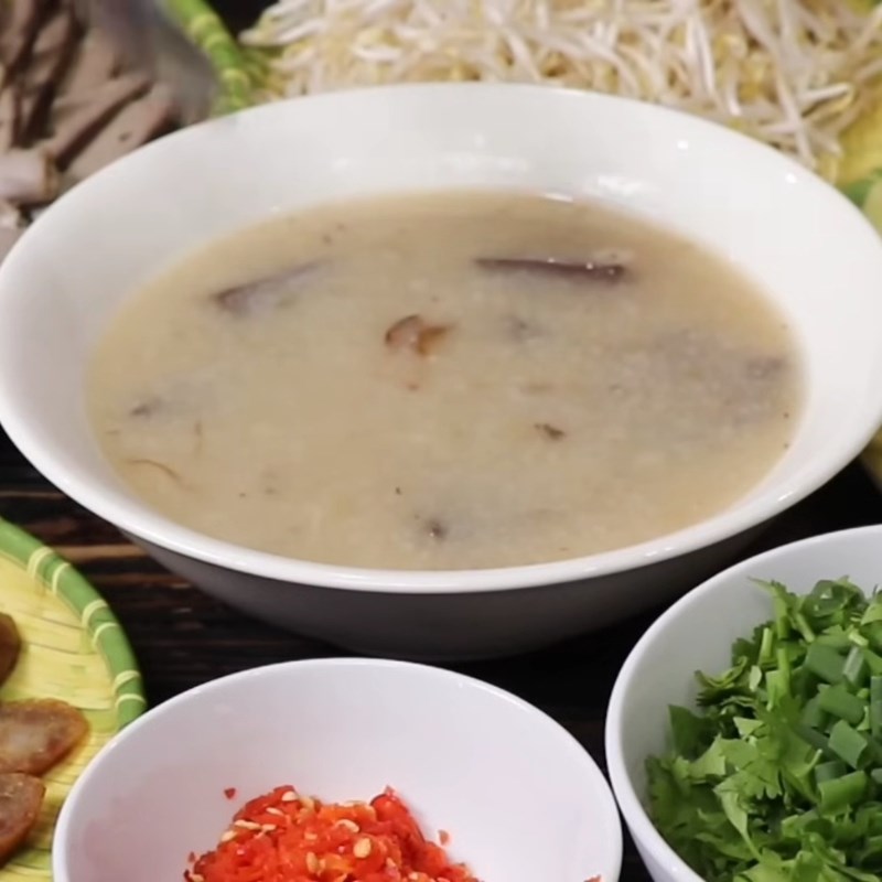 Bước 3 Thành phẩm Rang gạo nấu cháo