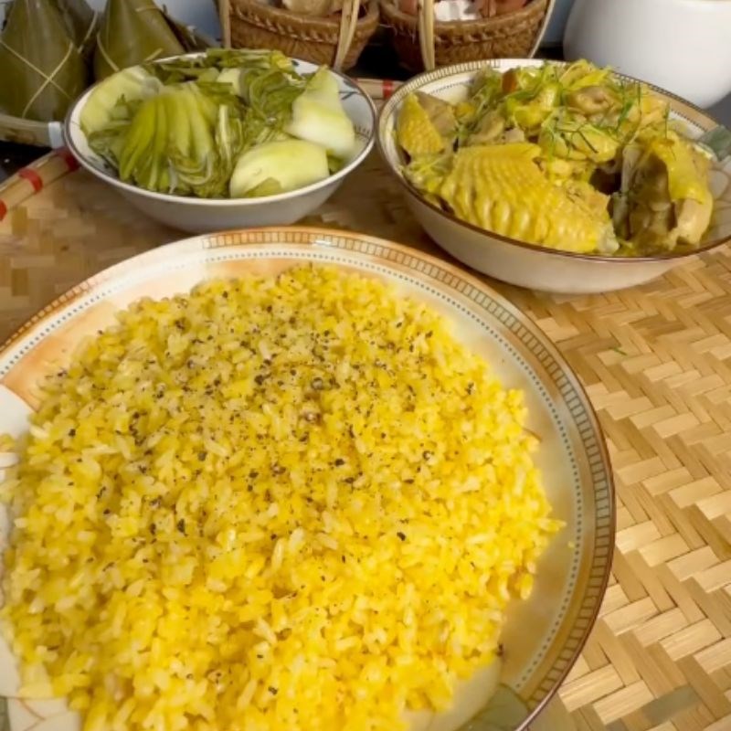 Bước 4 Thành phẩm Cơm đảo gà rang
