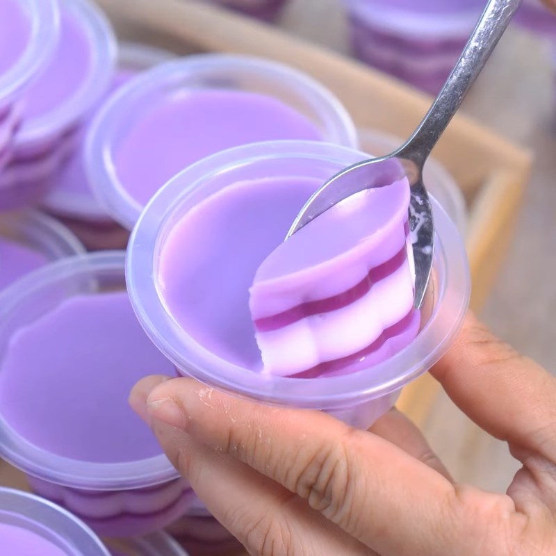 Bước 6 Thành phẩm Rau câu khoai môn