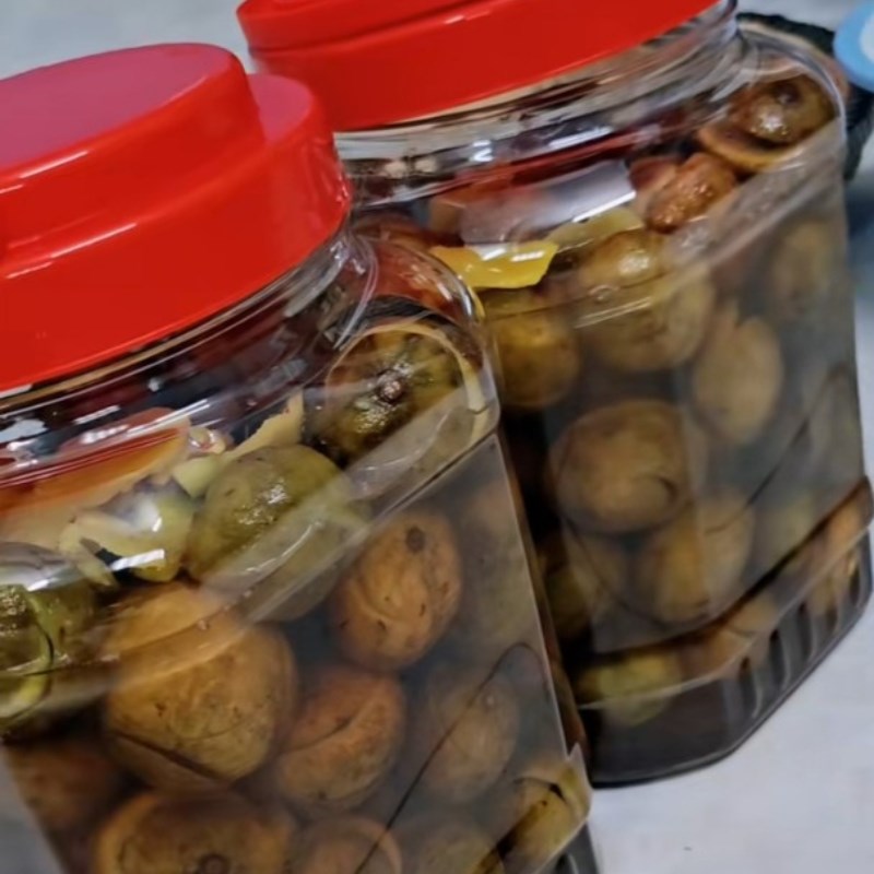 Bước 4 Thành phẩm Sấu chín ngâm đường