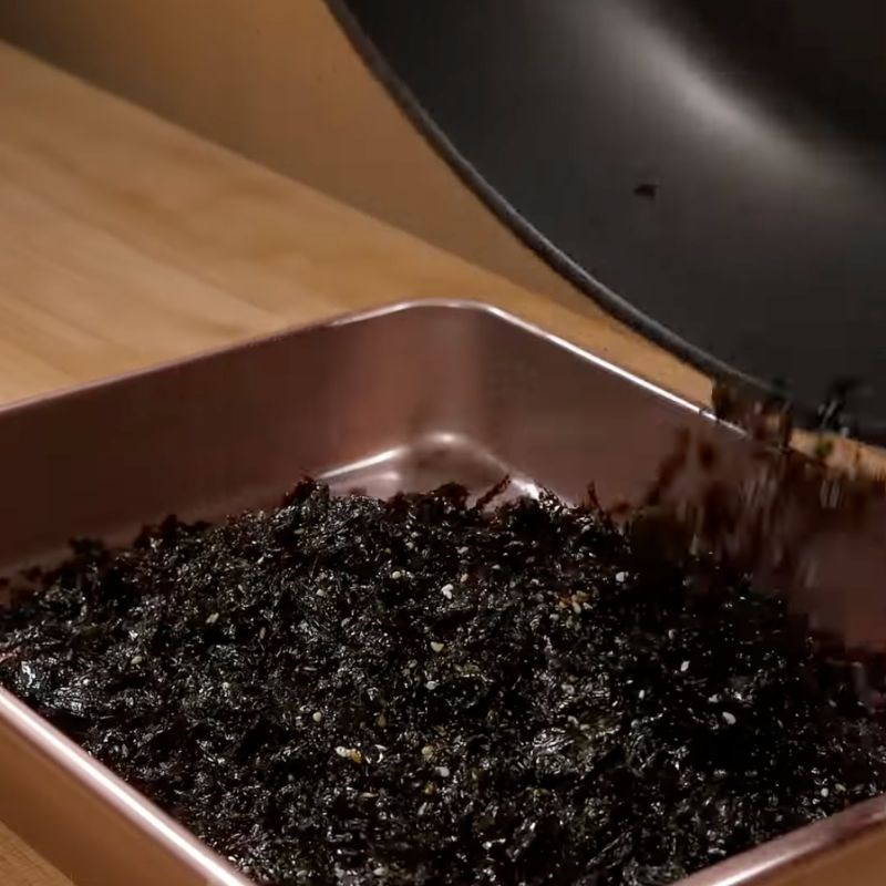 Bước 3 Thành phẩm Rong biển rắc cơm