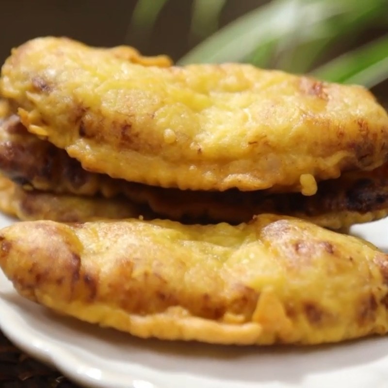 Bước 5 Thành phẩm Bánh chuối chiên bằng bột mì