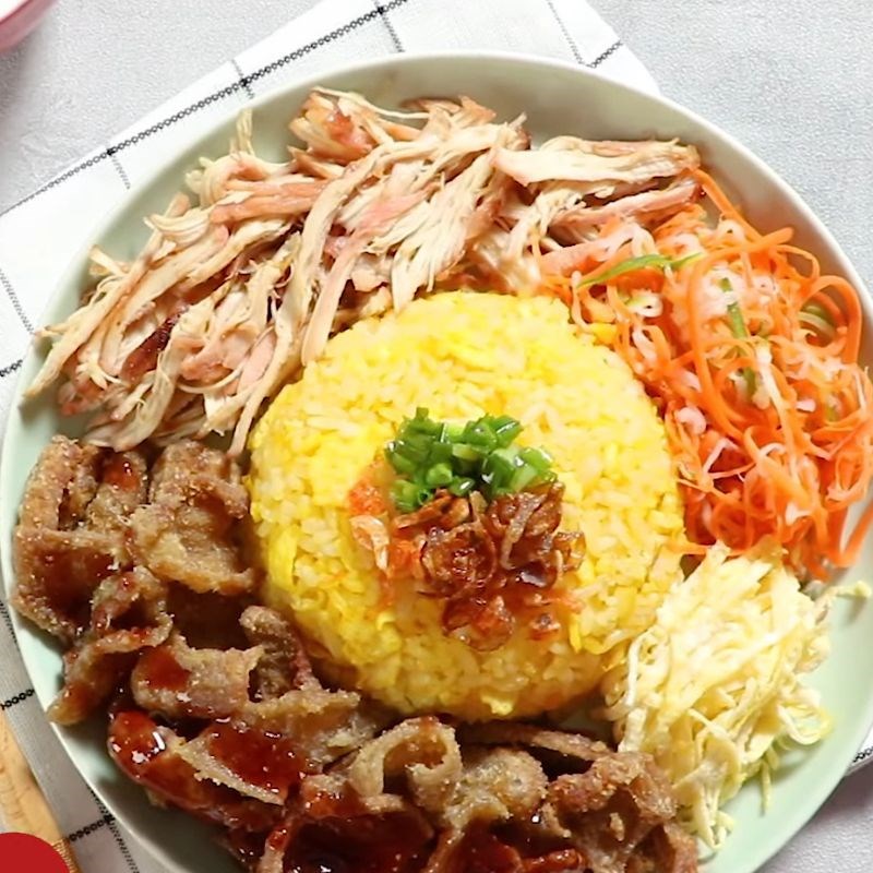 Bước 5 Thành phẩm Cơm chiên da gà