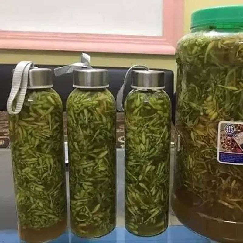 Bước 4 Thành phẩm Ngâm rượu hoa đu đủ đực tươi