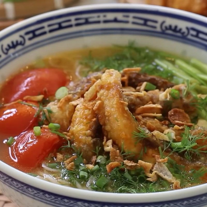 Bước 8 Thành phẩm Bún cá rau cần