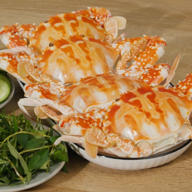 Bước 3 Thành phẩm Ghẹ hấp sả